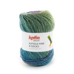 Azteca Fine Socks & More - Katia - 20 - Lilas bleu vert