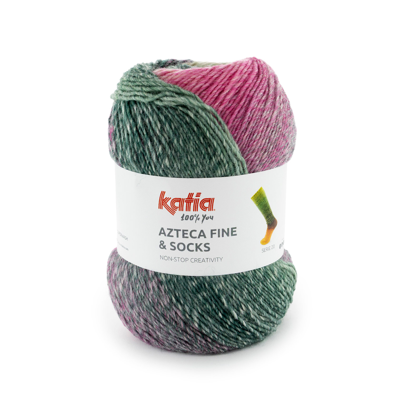 Azteca Fine Socks & More - Katia - 21 - Rosé beige vert Azteca Fine Socks & More - Katia - 21 - Rosé beige vert