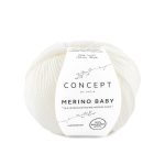 Merino Baby Katia - 1 - Blanc