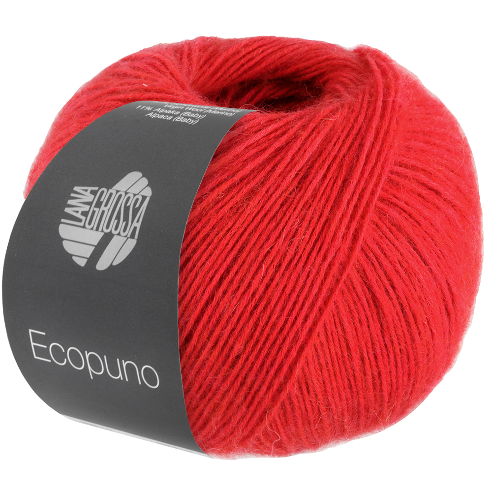Ecopuno Lana Grossa - 100 - Rouge