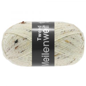 Meilenweit 100 Tweed Lana Grossa - 106 - Tacheté naturelle