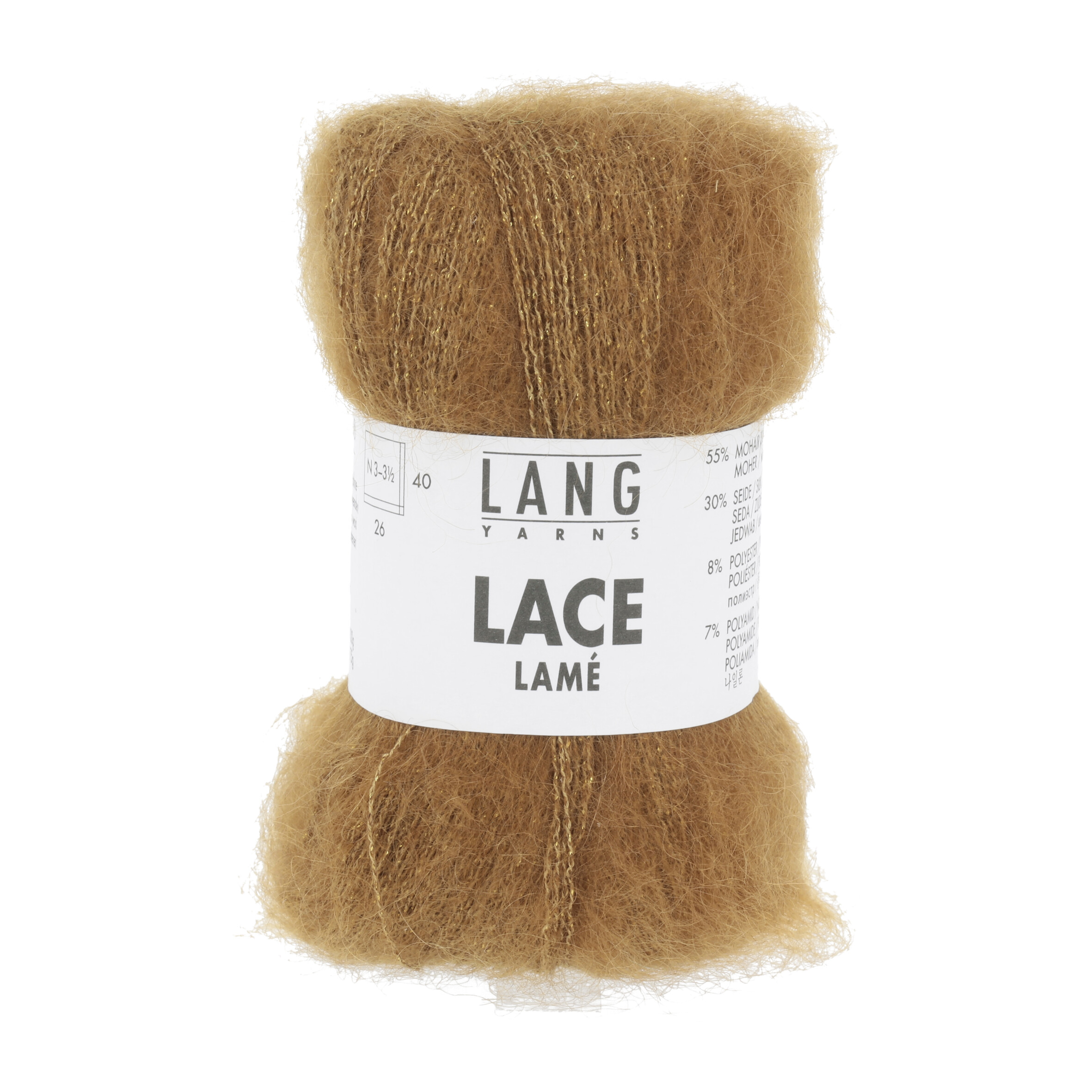 Lace Lame Lang Yarns - 15 nougat foncÈ