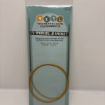 Aiguilles circulaires fixes métal YKTL 80 cm