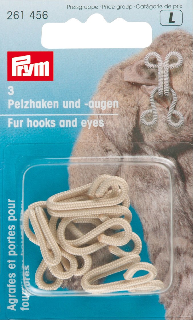 Attache rapide Veste, Manteau 40 x 20mm x3 Prym coloris beige