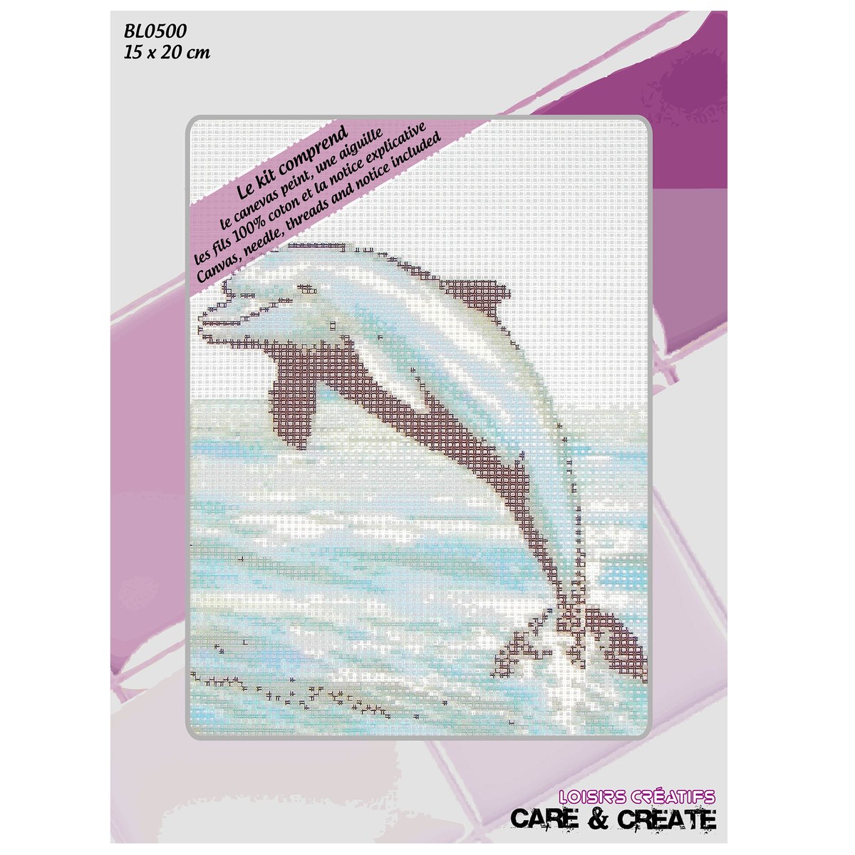 canevas 15x20cm Care & Create coloris 10