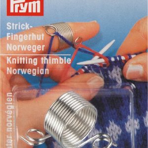 Dé à tricoter "norvégien" 16mm métal - Prym