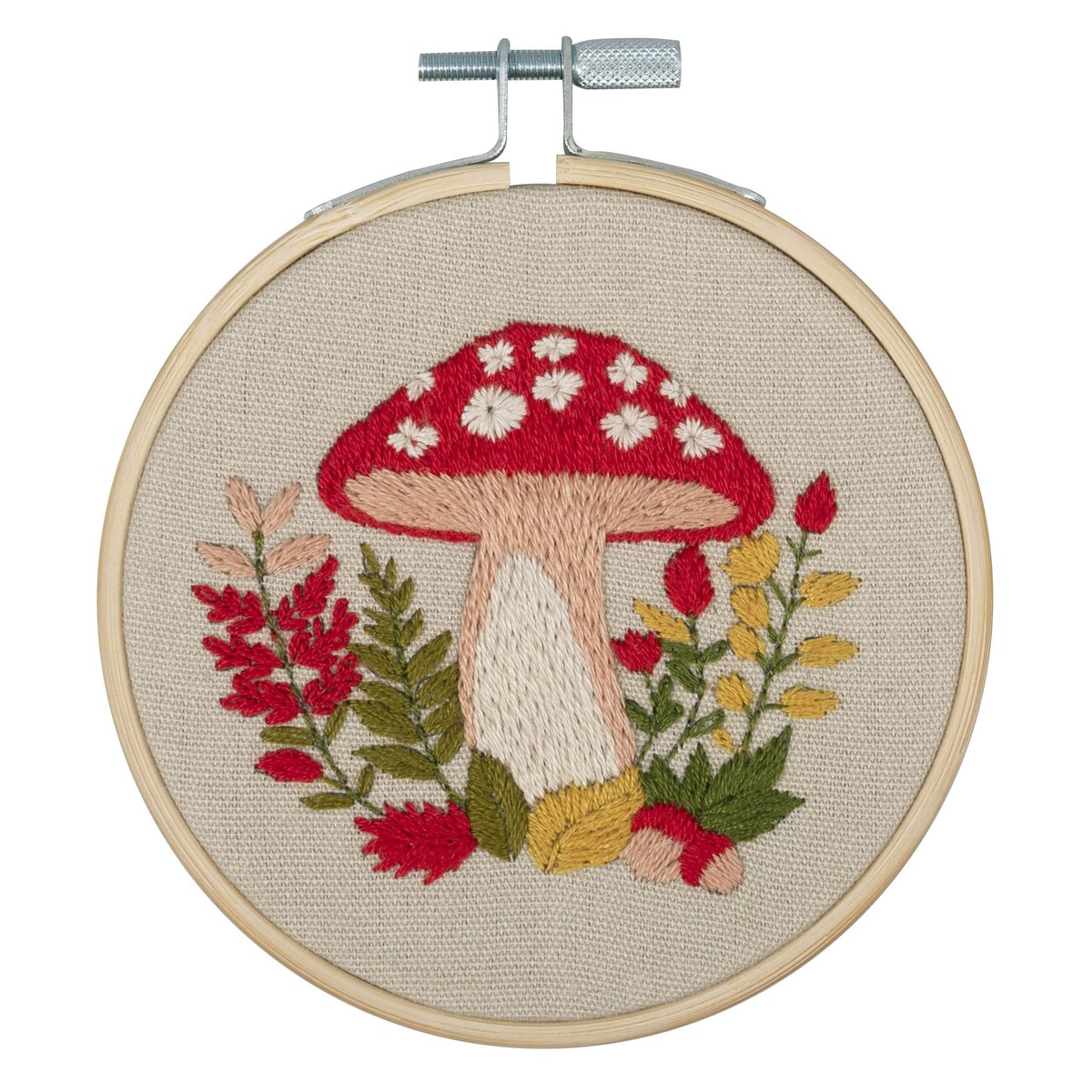 Kit de broderie avec cercle en bambou 10 cm foret Kit de broderie avec cercle en bambou 10 cm foret