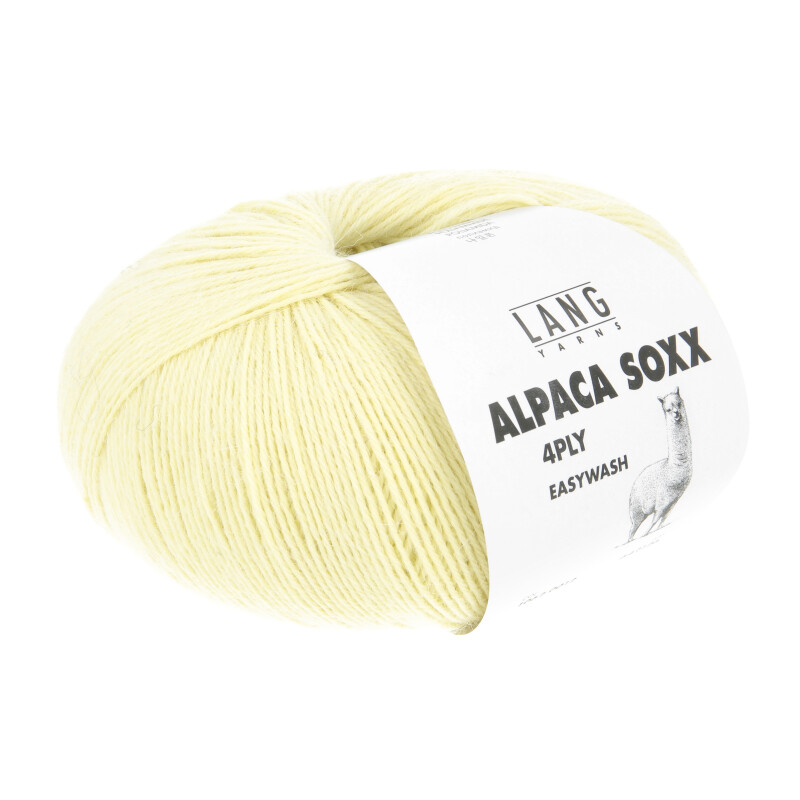 Alpaca Soxx 4-Ply Lang Yarns - 12 - jaune baby