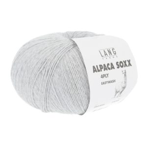 Alpaca Soxx 4-Ply Lang Yarns - 3 - gris clair mélange