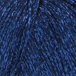 Lamé soft Lang Yarns - 25 - marine - gros plan de la matière
