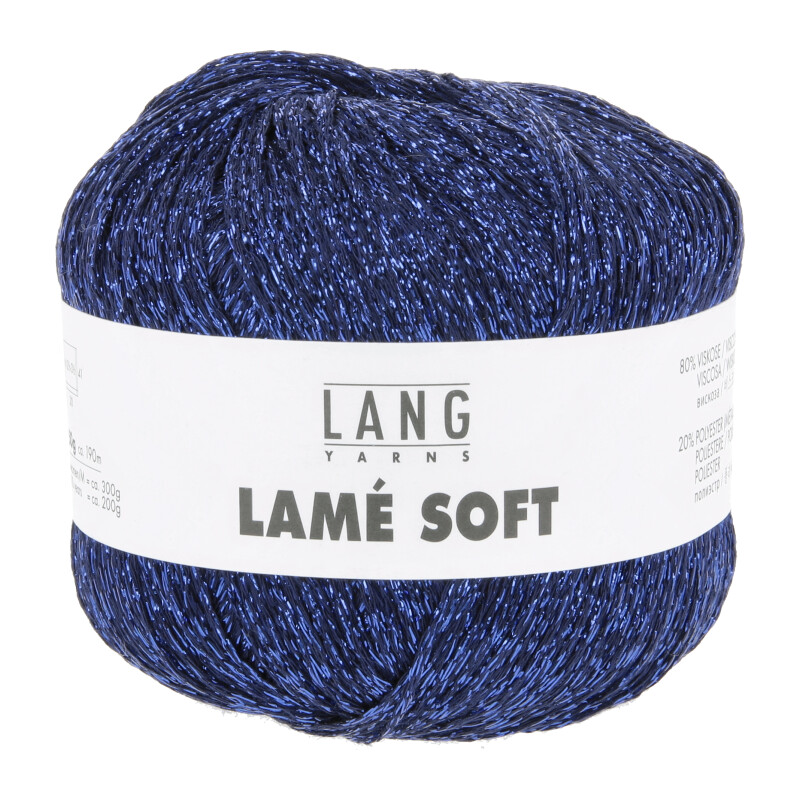 Lamé soft Lang Yarns - 25 - marine