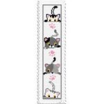 Tableau point de croix Princesse, motif Marque-page petits chats