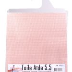 Toile Aida 5,5 points/cm 45x40cm Broderie Loisirs coloris 11