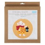 Kit broderie avec tambour 10 cm - Trimits Miss Mousse