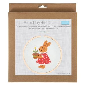 Kit broderie avec tambour 10 cm - Trimits Bunny